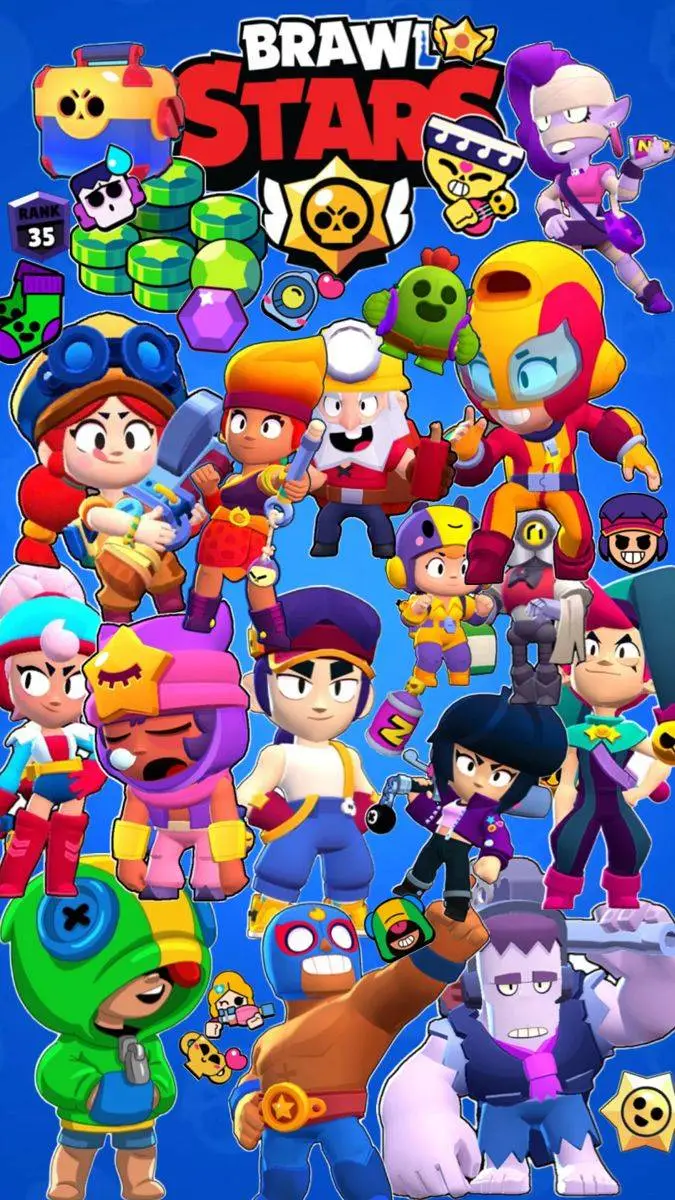 ai character: 🎉Brawl Stars 🎉 background