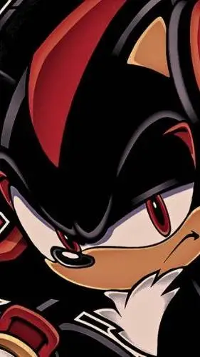 ai character: shadow the hedghog background