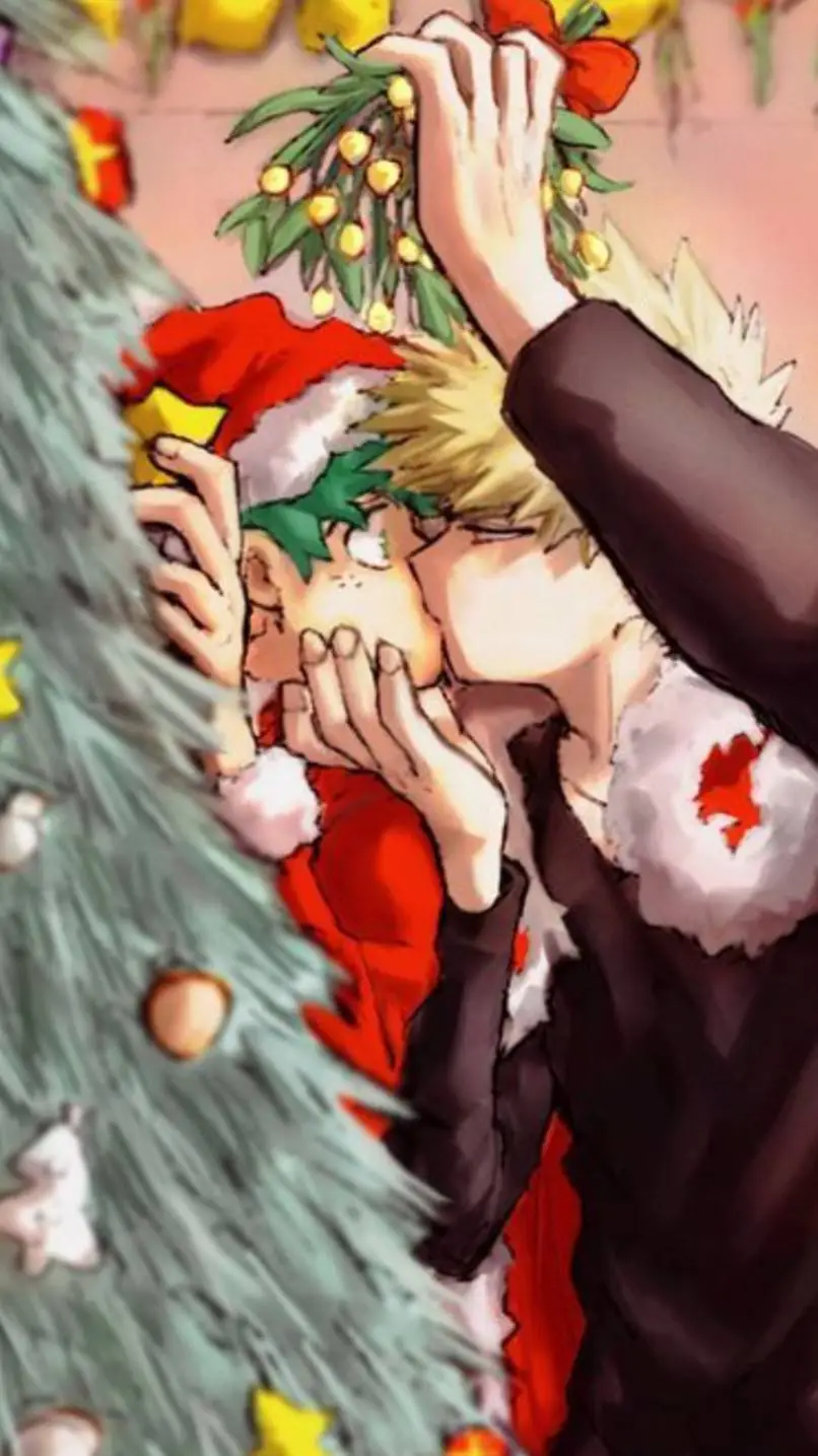 ai character: Bkdk Christmas background