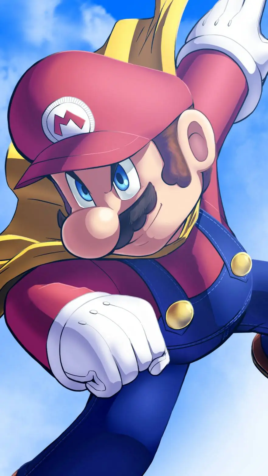 ai character: MARIO background