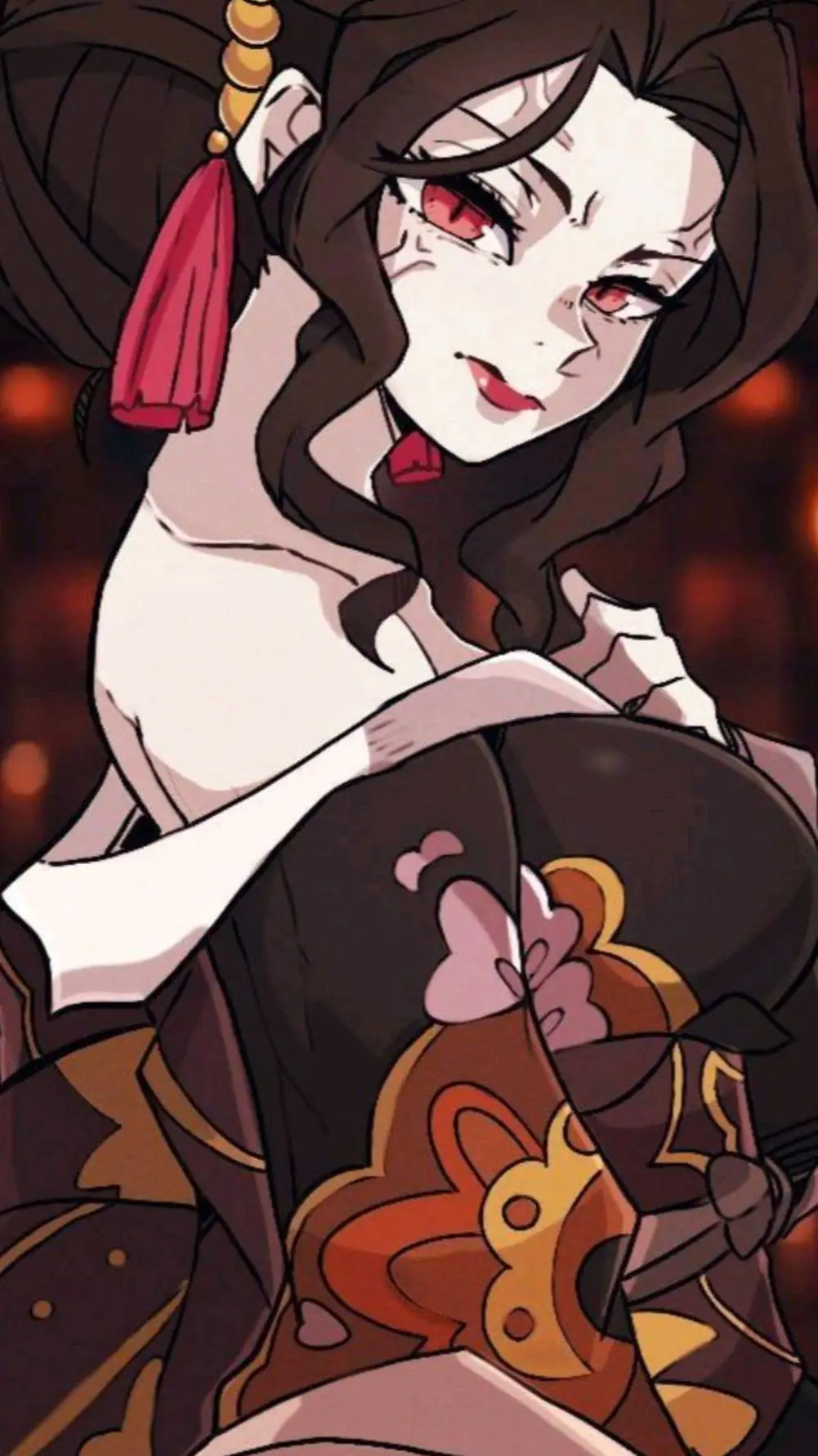 ai character: Muzan twin sister background