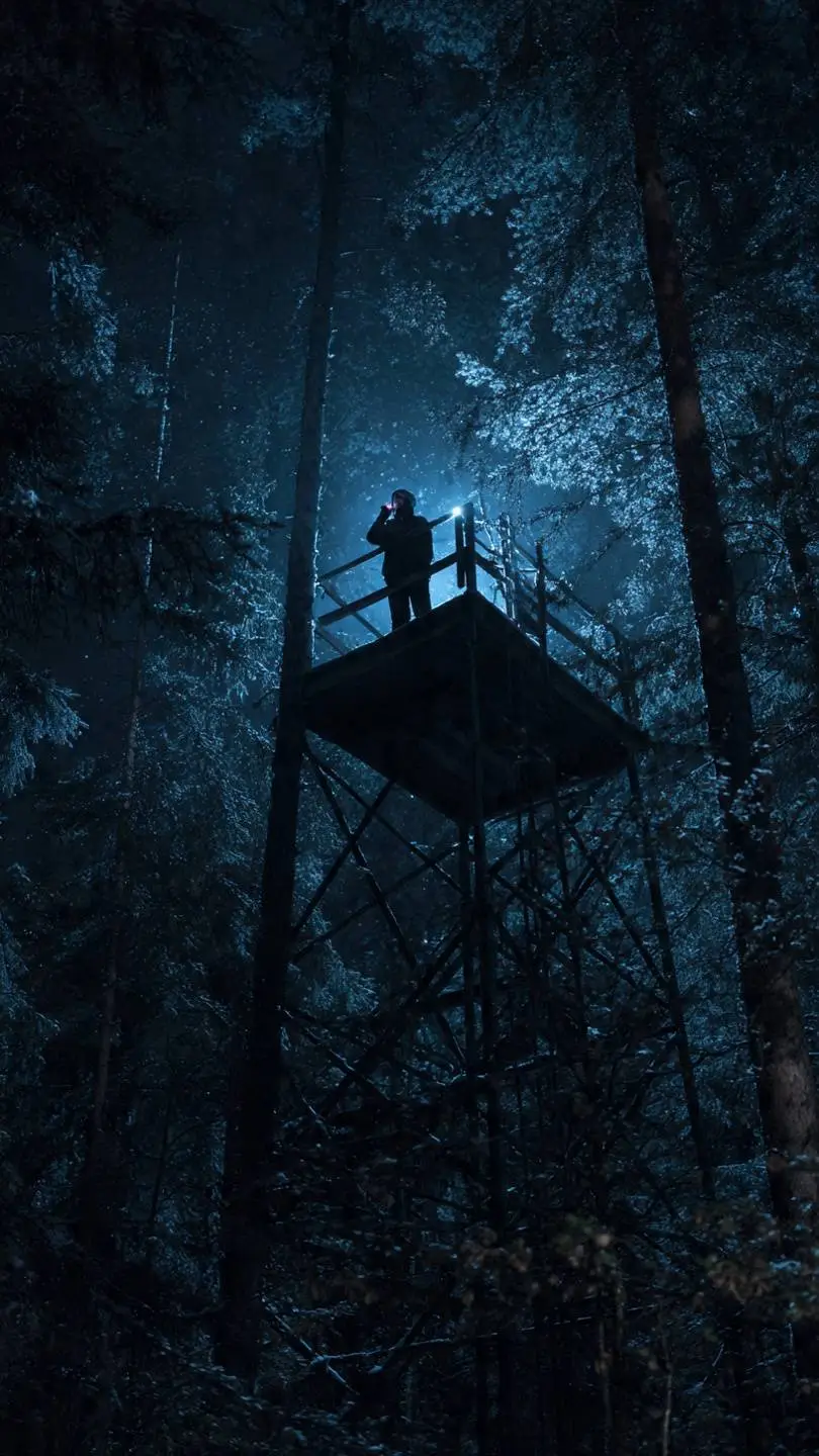 ai character: guarda de parque background