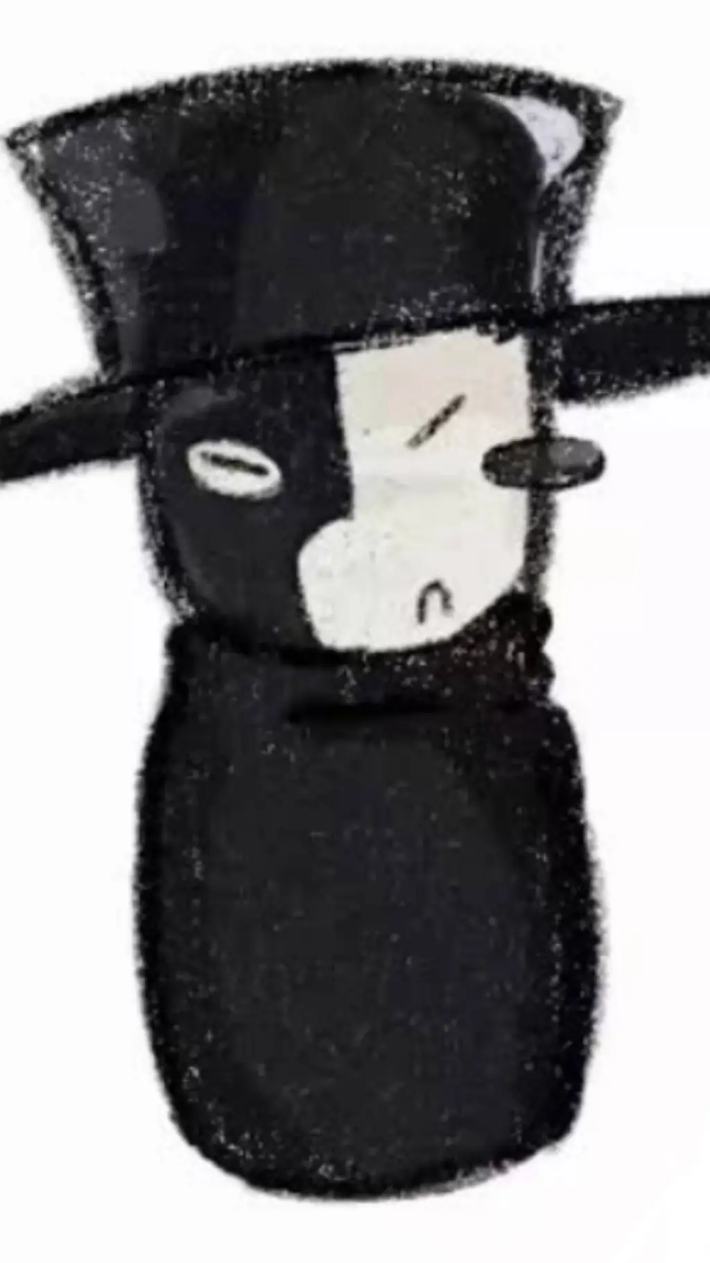 ai character: baby artful background