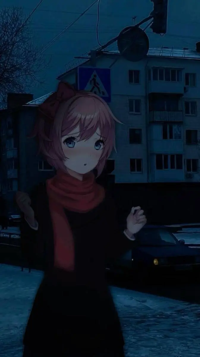 ai character: Sayori background