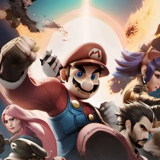 chat with ai character: ssbu movie