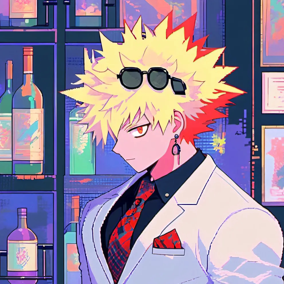 chat with ai character: Party bar MHA