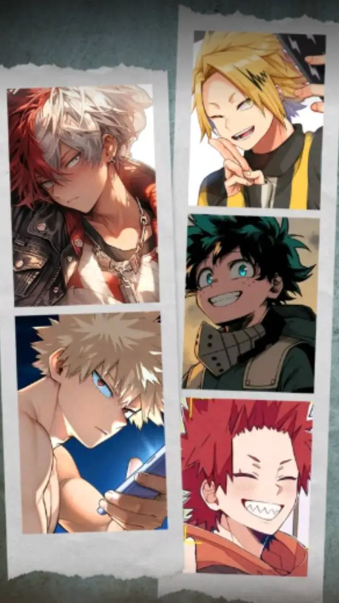 ai character: 💥💚MHA❄️🔥⚡ background