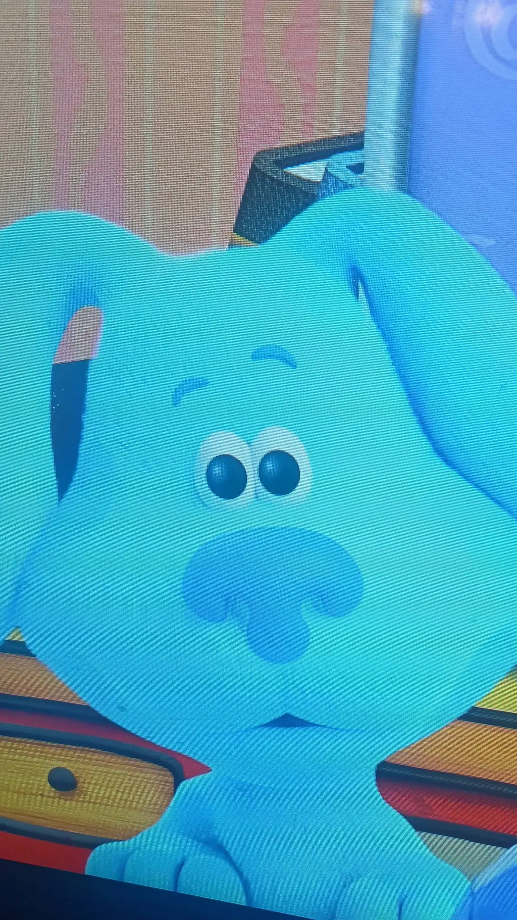 ai character: blues clues  background