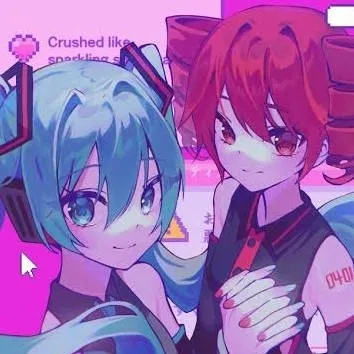 chat with ai character: Miku and Teto