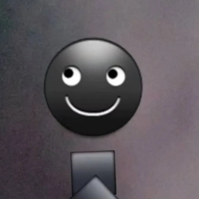 chat with ai character: black emoji