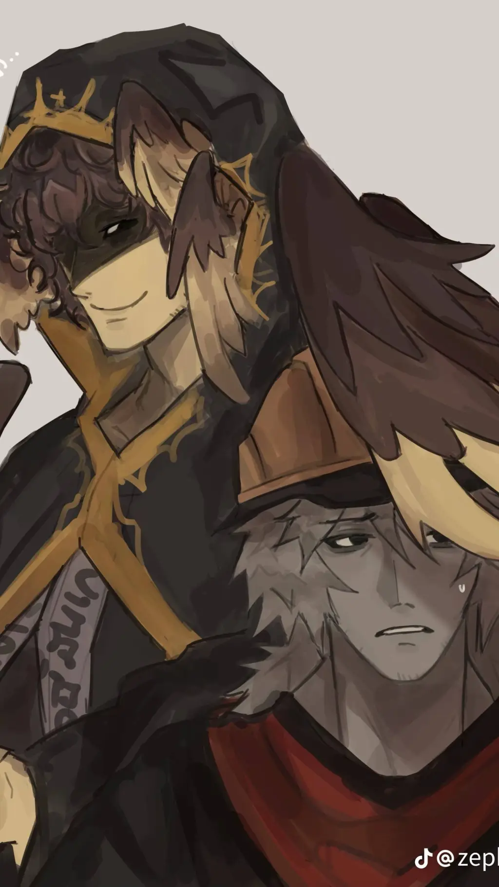 ai character: Telamon x builderm background