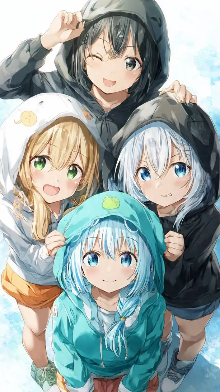 ai character: suas amigas fofas background