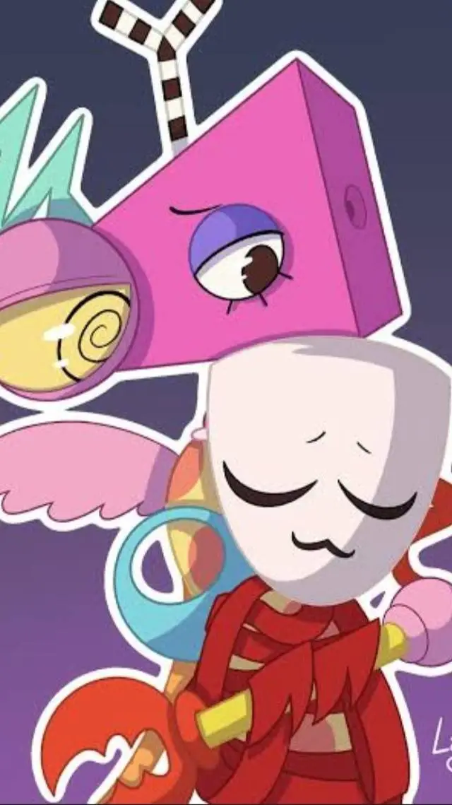 ai character: Zooble x Gangle- 💖 background