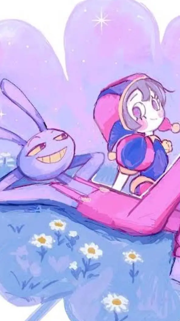 ai character: FunnyBunny💗✨️ background