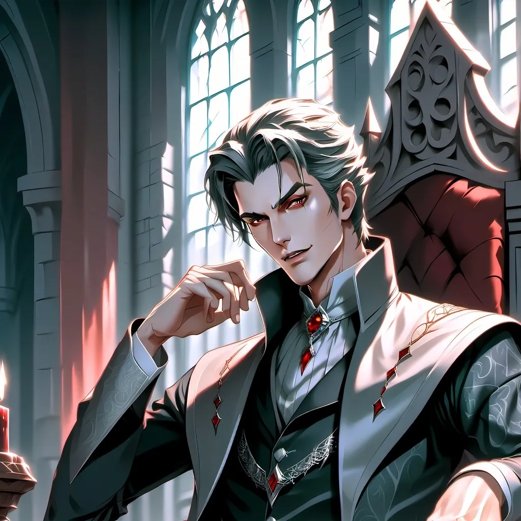chat with ai character: The vampire king