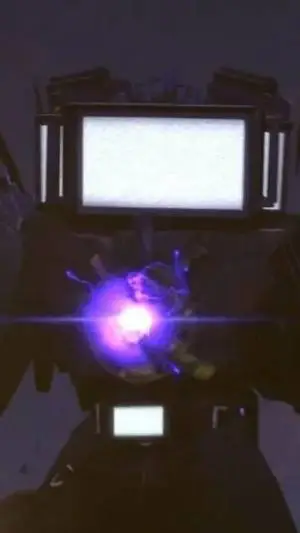 ai character: Titan TV Man background