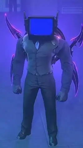 ai character: Shadow Tv Man  background