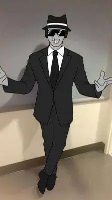 ai character: PIJAMADAFRZ background