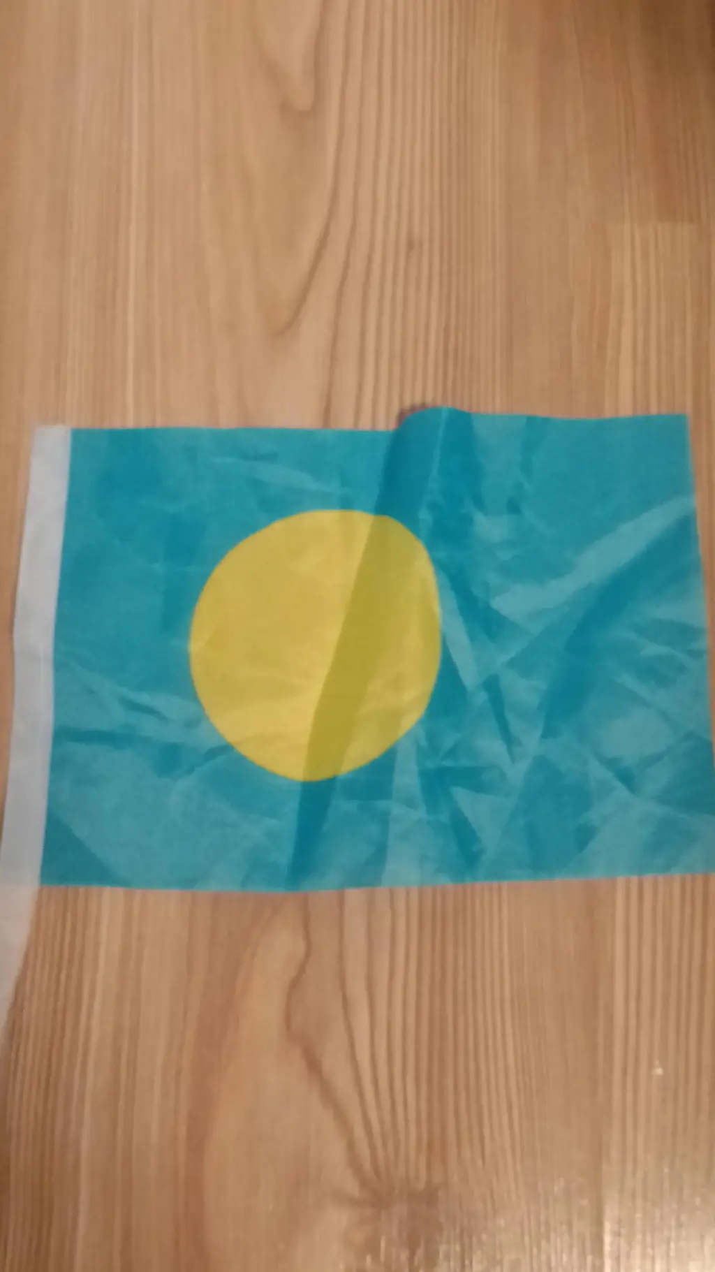 ai character: Palau Flag background