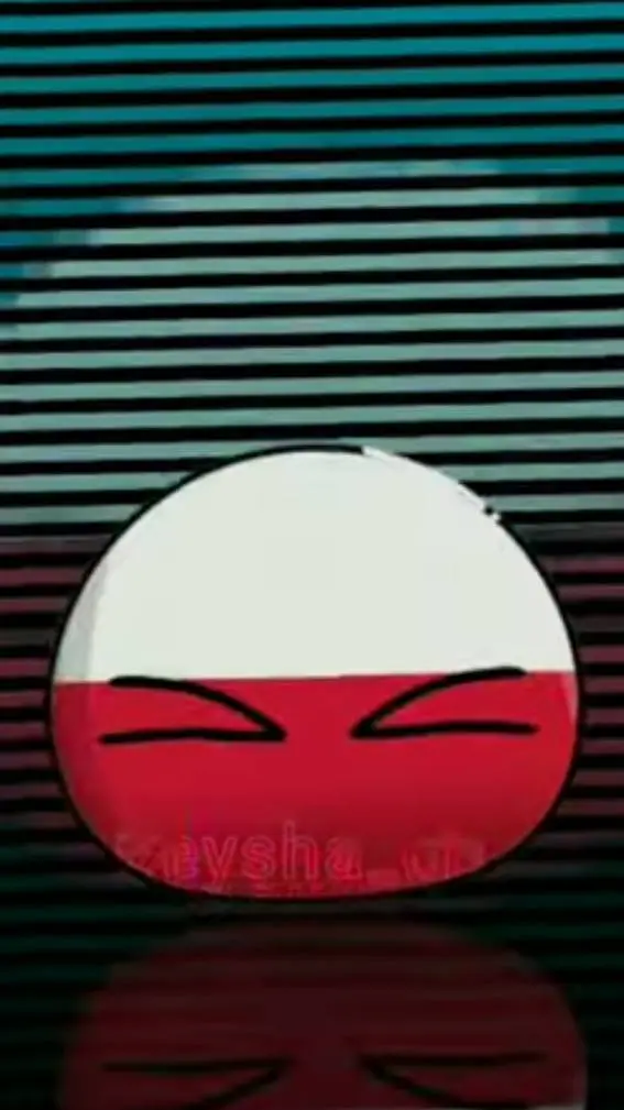 ai character: Poland Countryball background