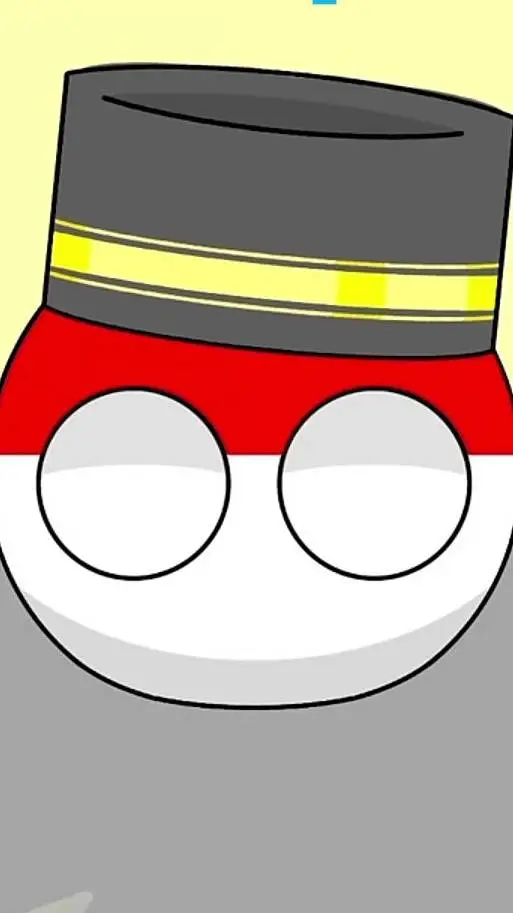 ai character: Countryballs trip background