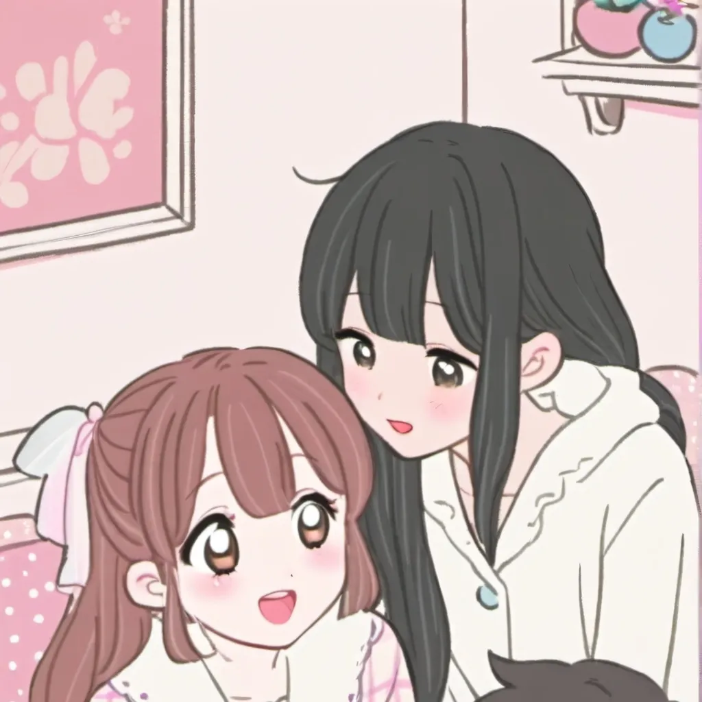 chat with ai character: Fpe Sleepover 