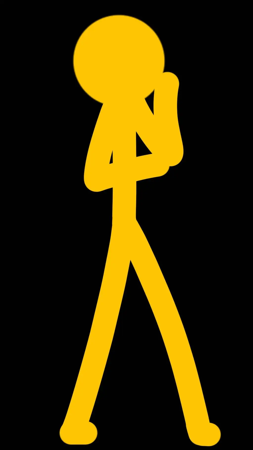 ai character: Yellow background