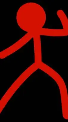 ai character: Red background