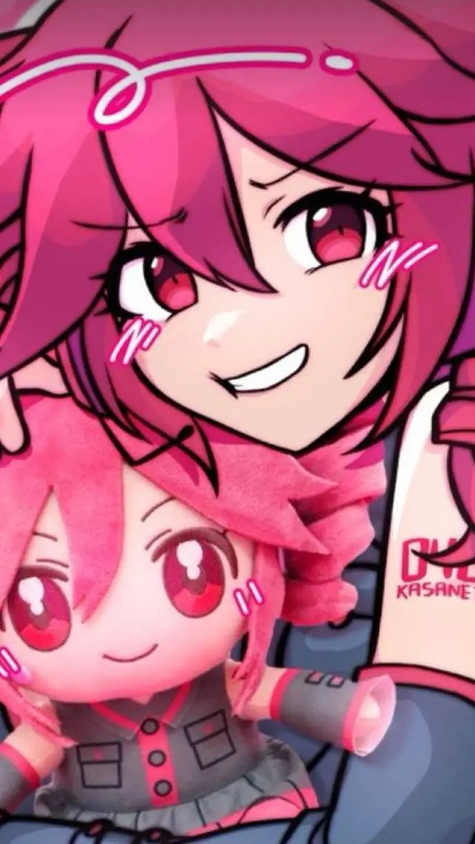 ai character: Kasane Teto⋆ background