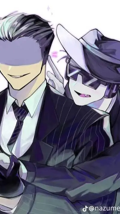ai character: DOUBLEFEDORA background