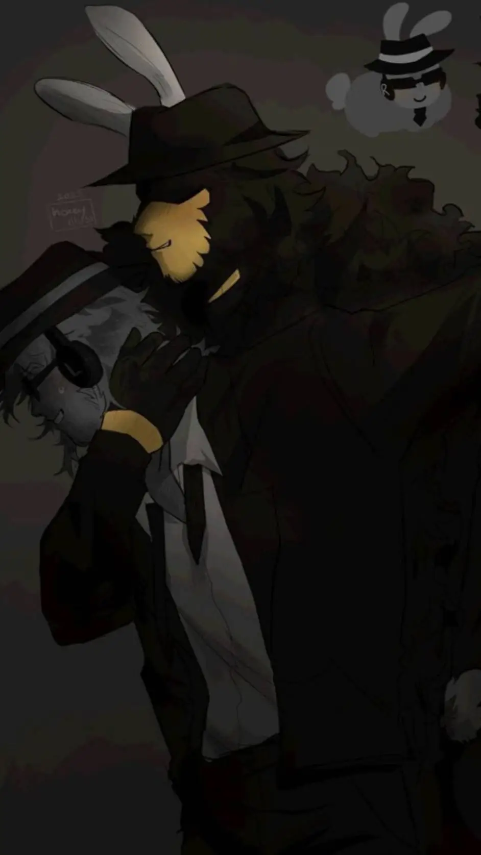 ai character: Мафиозо🍍 background