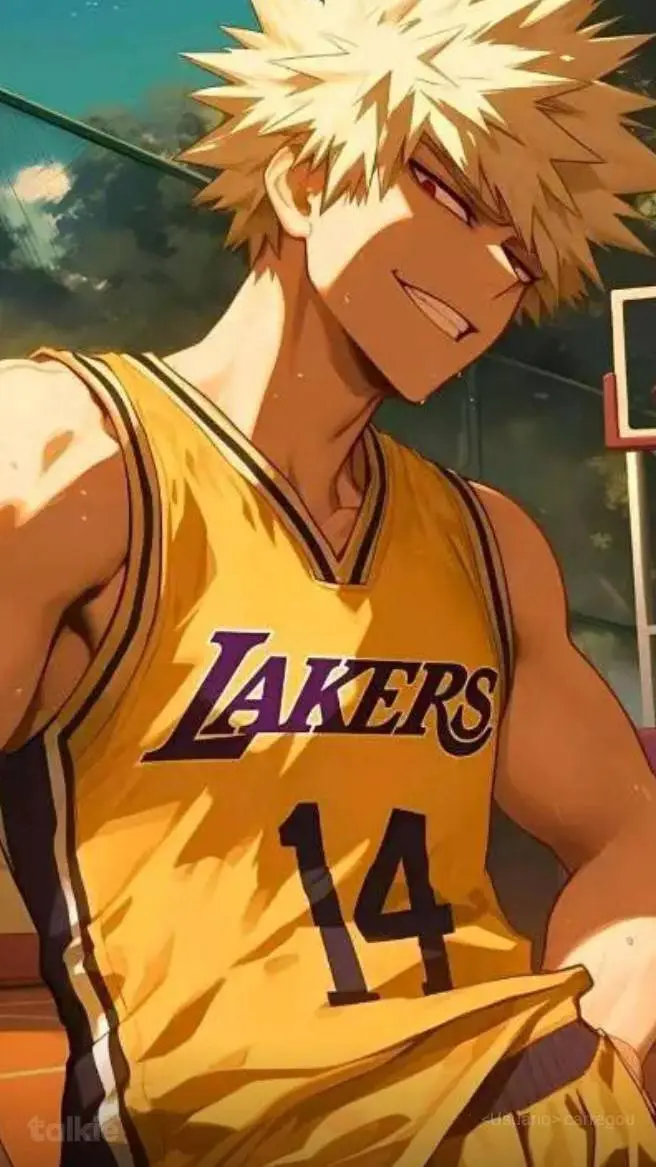 ai character: Katsuki Bakugo background