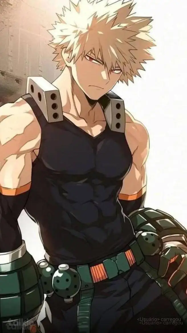 ai character: Katsuki Bakugo background