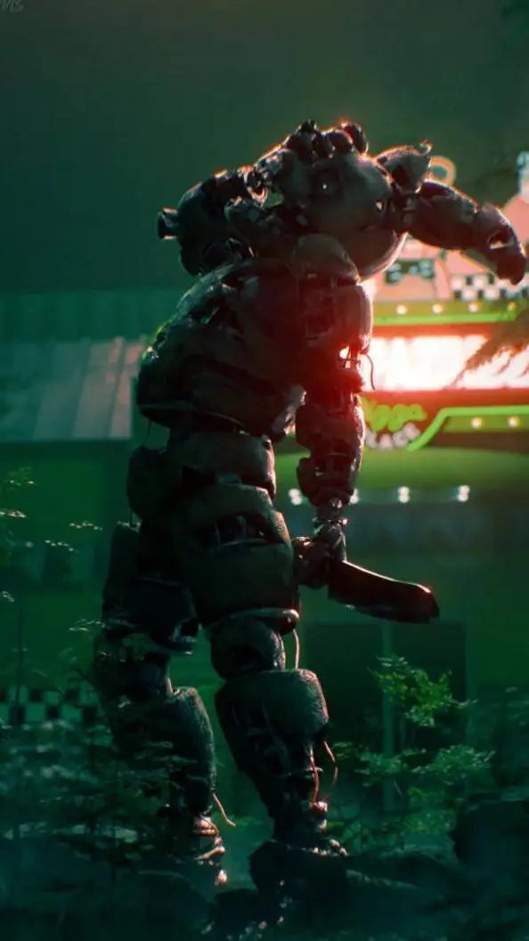 ai character: Springtrap  background