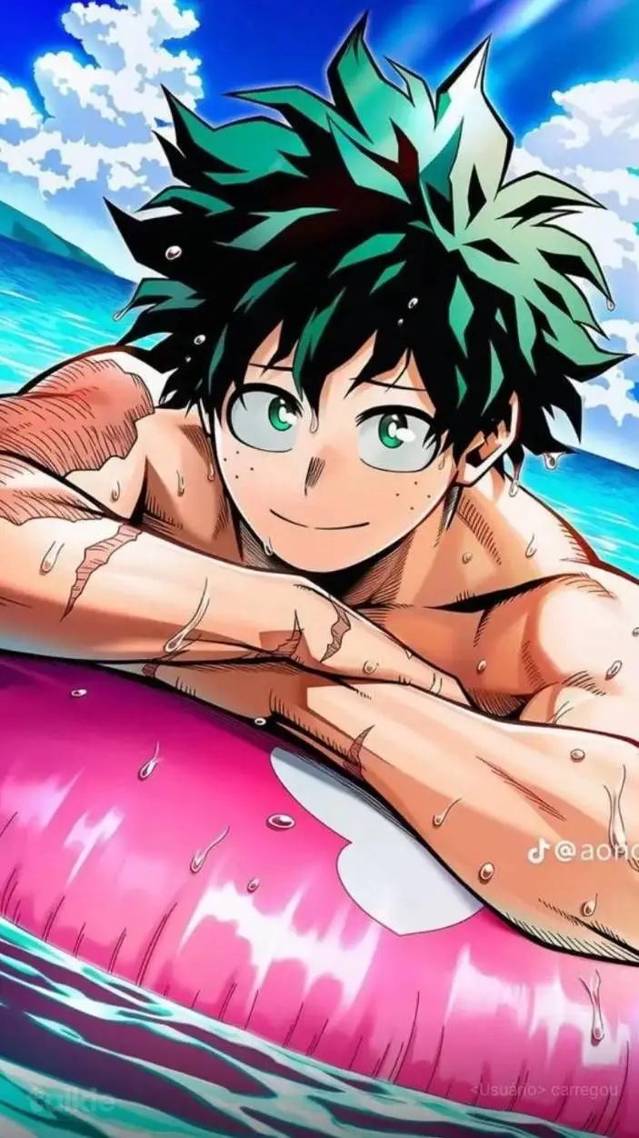 ai character: Izuku Midoriya  background