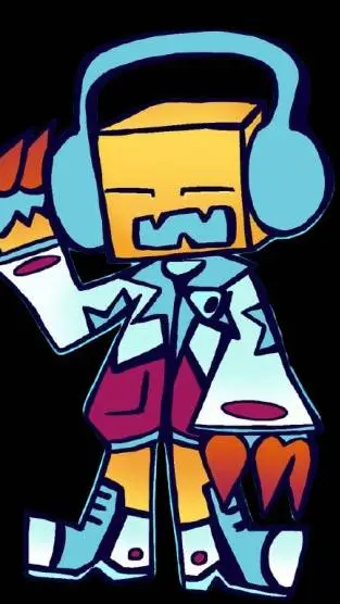 ai character: rob cube background