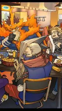 ai character: Mha Hero agencies background