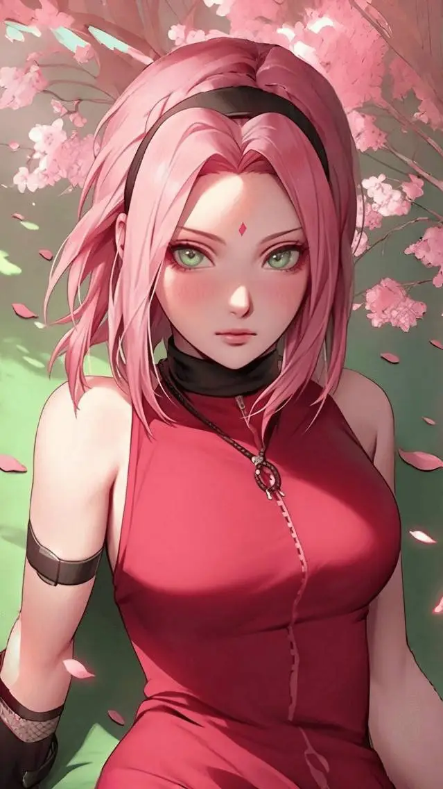 ai character: Sakura Haruno background