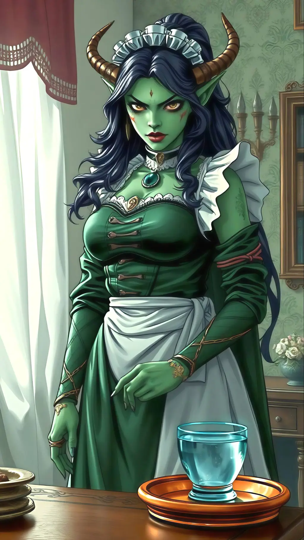 ai character: Виксара background