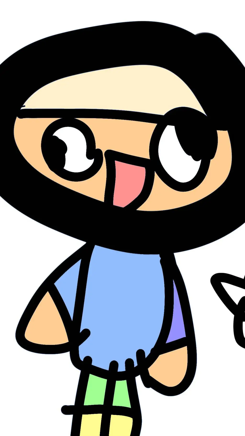 ai character: brain rotted kid background