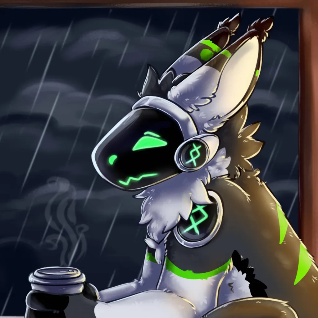 chat with ai character: Colin the protogen