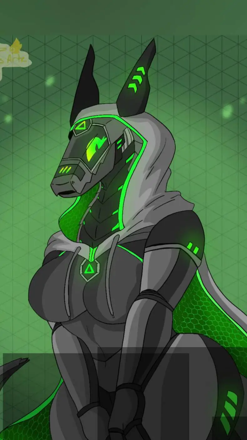 ai character: Aurora background