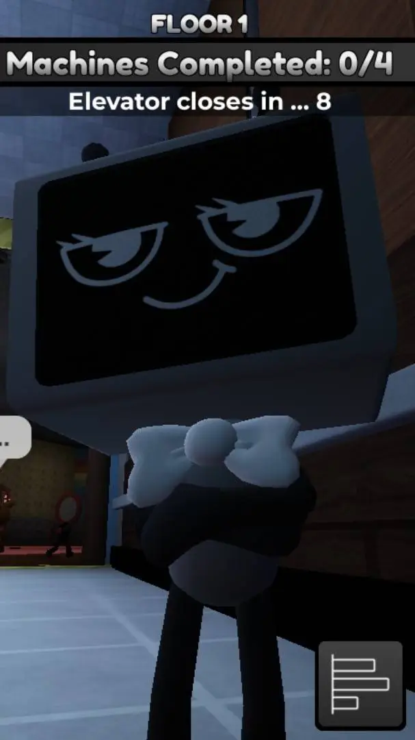 ai character: 🟩📺Vee🎤⬛ background