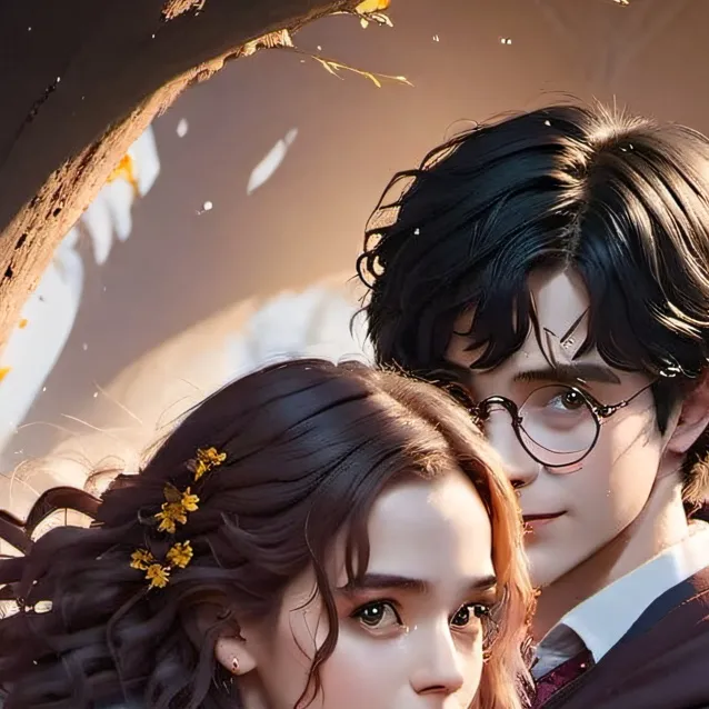 chat with ai character: Harry and hermione