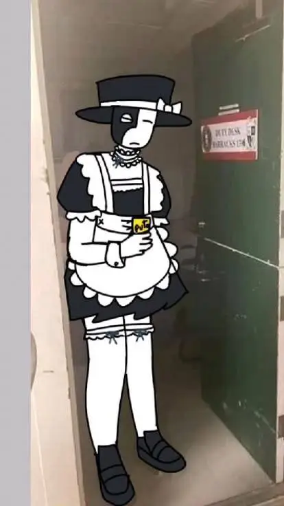 ai character: artful  background