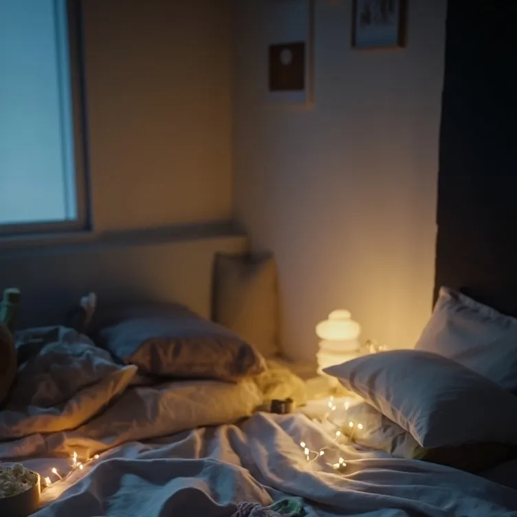 chat with ai character: COD sleepover