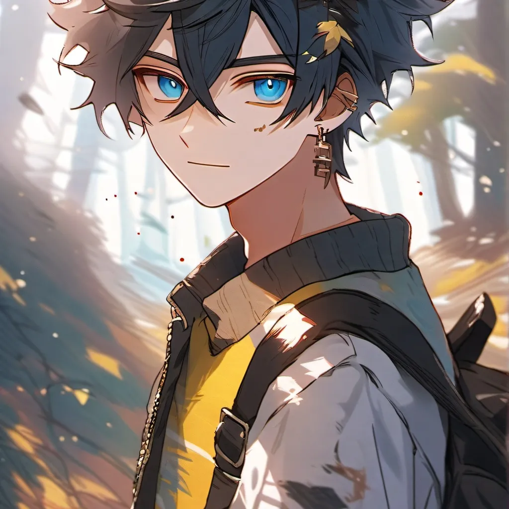 chat with ai character: blue noob