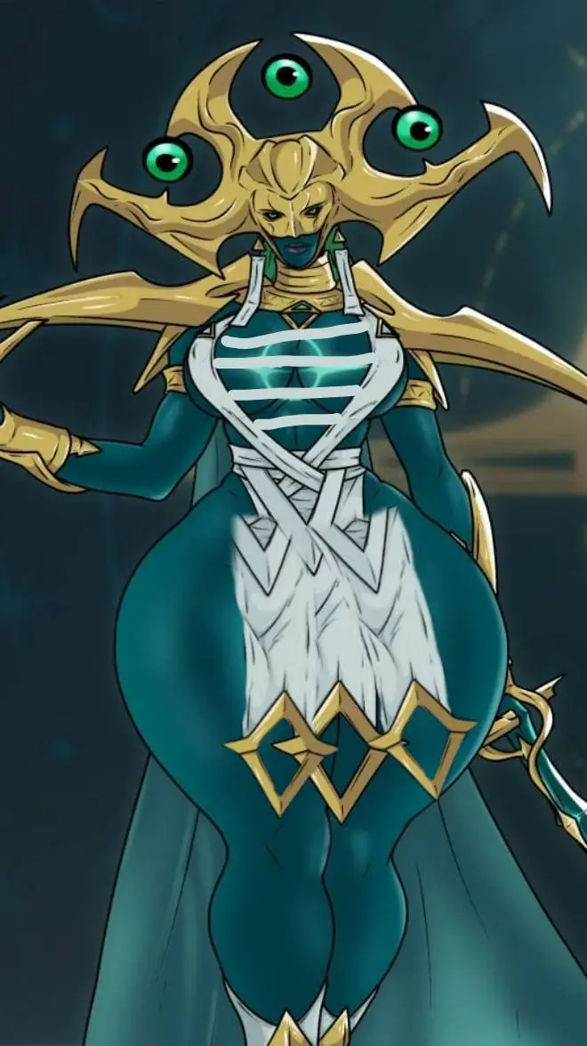 ai character: queen of cosmic background