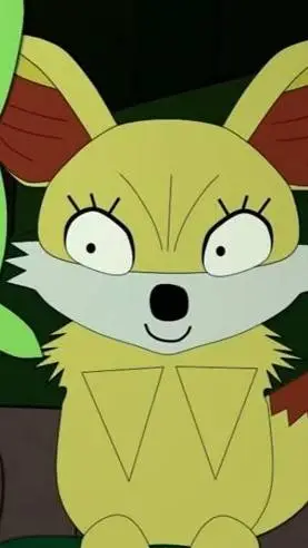 ai character: Fennekin  background