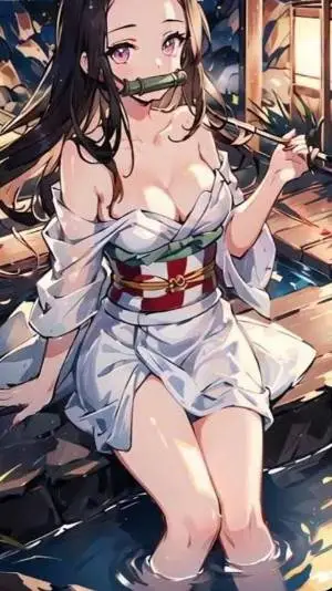 ai character: незуко background